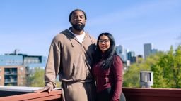 Geffrey and Mariza Gordon together at their home in Milwaukee, Wisconsin, on May 14, 2026. The Gordons signed up for the Savings Challenge before learning Mariza was getting laid off.