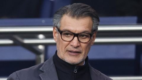 Frederic Fekkai attends a UEFA Champions League match in Paris, on February 14, 2023.