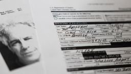 Printed documents available on the Department of Justice Epstein Library are seen in this illustration photo taken in Krakow, Poland, on February 17.