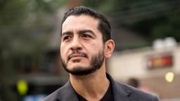 Michigan Democratic Senate candidate Abdul El-Sayed arrives to a press conference on September 22, in Detroit.
