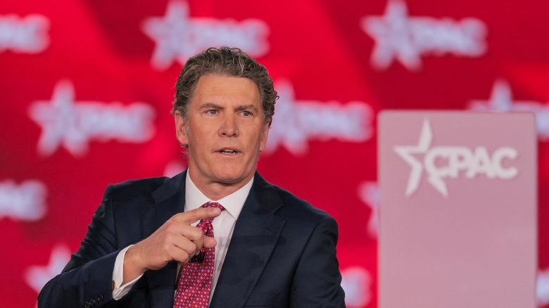 Bo French, Republican candidate for the Texas Railroad Commission, attends the Conservative Political Action Conference in Grapevine, Texas, March 27.