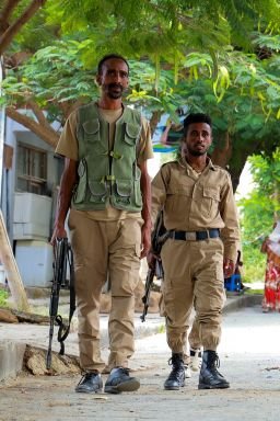 Members of the Tigrayan forces patrol along a street as tensions intensify after the forces launched a major offensive against the federal government in multiple locations, in Mekelle, Tigray Region, Ethiopia, September 24, 2026. Obtained by REUTERS     TPX IMAGES OF THE DAY     