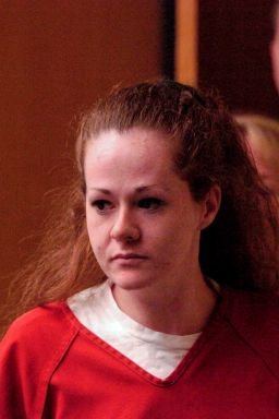 This photo from December 2007 shows shows death row inmate Christa Pike entering a Knox County Criminal Court in Knoxville, Tennessee.