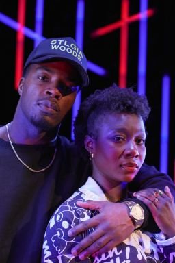 Portraits of “Shifters” actors Charity Bedu-Addo and Daniel Ezra at Cherry Lane Theatre in New York on Wednesday, August 19, 2026.