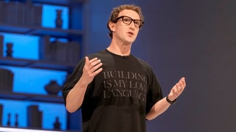 Meta CEO Mark Zuckerberg speaks during the Meta Connect conference, Wednesday, Sept. 23, 2026, in Menlo Park, Calif. (AP Photo/Jeff Chiu)