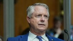 Sen. Roger Marshall ahead of a Senate Health, Education, Labor, and Pensions Committee hearing on September 24.