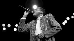 Singer Freddie Jackson performs at the Holiday Star Theatre in Merrillville, Indiana in January1987.
