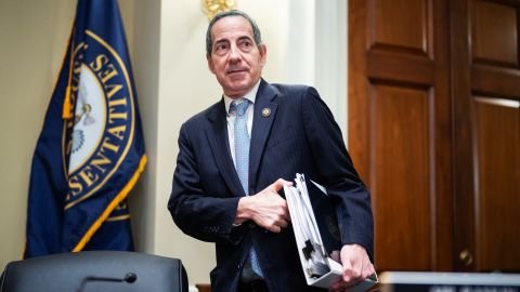 Rep. Jamie Raskin, D-Md., arrives for the House Administration Committee hearing titled "Preventing Fraudulent Donations: Transparency, Verification, and Accountability," in Longworth building on Wednesday, June 10, 2026.