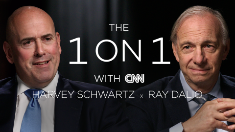 Ray Dalio of Bridgewater Associates and Harvey Schwartz of The Carlyle Group on The 1 ON 1 with CNN