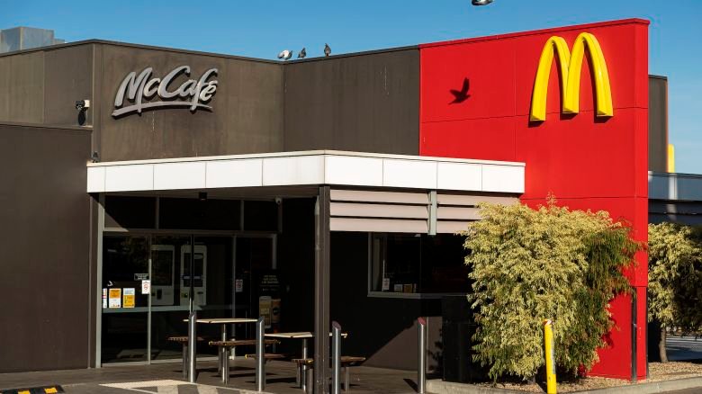 MELBOURNE, AUSTRALIA - MAY 18: McDonald's Fawkner is seen re-opened on May 18, 2020 in Melbourne, Australia. McDonald's has closed 12 restaurants across Melbourne for deep cleaning after an external delivery driver tested positive for COVID-19.  The precautionary decision to close the stores was made after a truck driver delivering supplies to the restaurants while asymptomatic later tested positive for coronavirus. All staff have been asked to self isolate not to return to work for 14 days. The restaurant closures come after the closure of the Fawkner and Craigieburn McDonald's restaurants due to COVID-19 cluster outbreak last week. (Photo by Daniel Pockett/Getty Images)