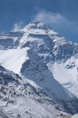 A climber visits Mount Everest on April 23, 2019 in Shigatse, Tibet Autonomous Region of China.