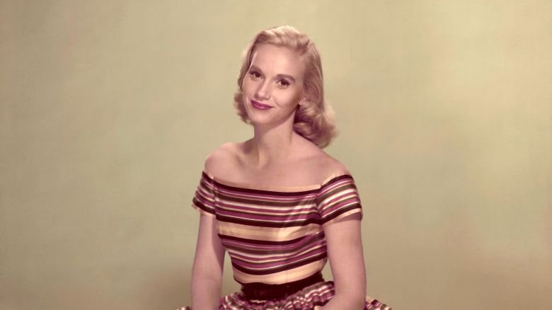 Eva Marie Saint in a promotional portrait for the 1957 movie "Raintree County."