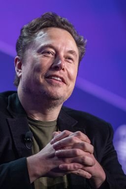 Elon Musk, owner of X, speaks at the Milken Institute's Global Conference at the Beverly Hilton Hotel on May 6, 2024.