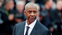 Denzel Washington attends the "Highest 2 Lowest" red carpet at the 78th annual Cannes Film Festival on May 19, 2025, in Cannes, France.