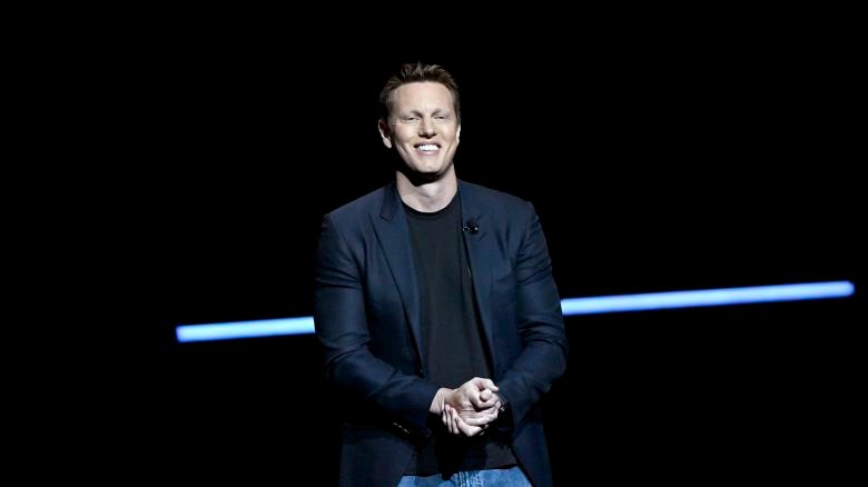 David Ellison, CEO of Paramount Skydance, speaks during CinemaCon 2026 - Paramount Pictures invites you to an exclusive presentation highlighting its upcoming slate at The Dolby Colosseum at Caesars Palace during CinemaCon, the official convention of Cinema United on April 16, 2026, in Las Vegas, Nevada.