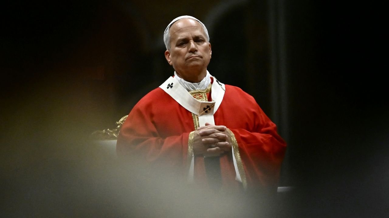 Pope Leo XIV attends the holy mass for the inauguration of the academic year of the pontifical universities at the St. Peter's Basilica in the Vatican on October 8, 2026.