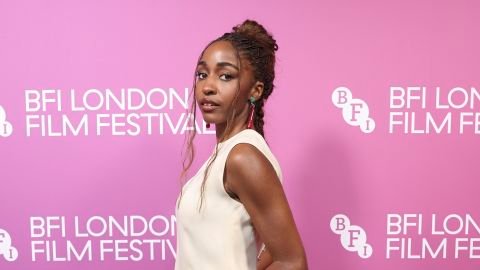 LONDON, ENGLAND - OCTOBER 12: Ayo Edebiri attends the "Clarissa" Screening during the 70th BFI London Film Festival at Vue West End on October 12, 2026 in London, England. (Photo by Simon Ackerman/Getty Images for BFI)