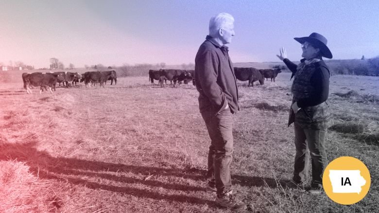 Cattle farmer Shanen Ebersole voted for Trump in 2024, but says she's open to voting for a democrat in 2026.
