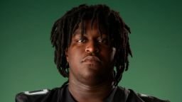 Johnnie "DJ" Jones poses for a photo last year while he was at Venice High School in Florida.